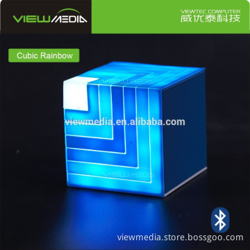 2016 Cubic Rainbow car amplifier class d mono Bluetooth Speaker